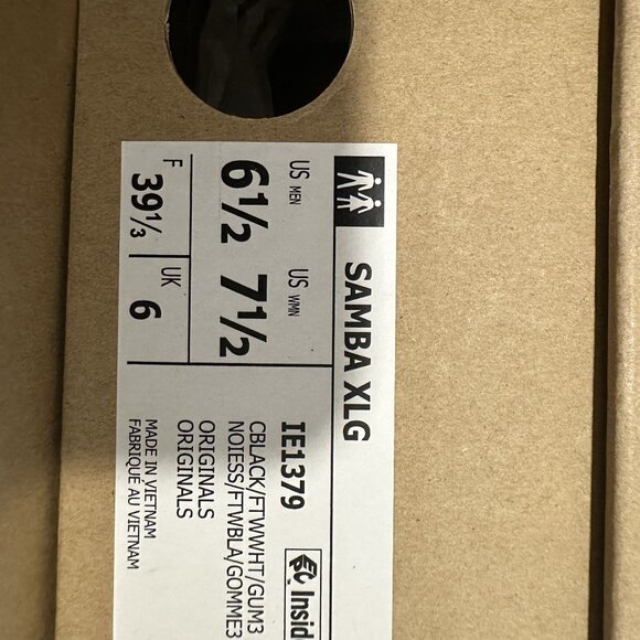 Adidas Samba XLG Women's size 7.5 Black White Casual Shoes IE1379 - Picture 8 of 8